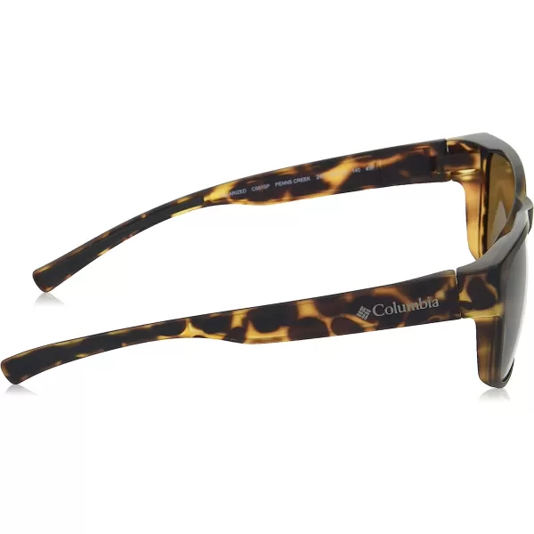 imageColumbia Mens Penns Creek Rectangular SunglassesMatte Dark Tortoise