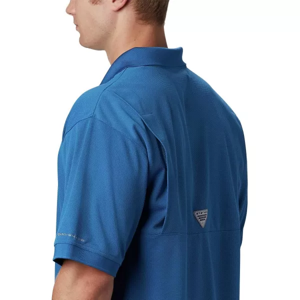 imageColumbia Mens Perfect Cast Polo ShirtAthletic Fit Dark Pool
