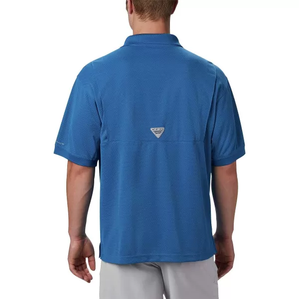imageColumbia Mens Perfect Cast Polo ShirtAthletic Fit Dark Pool