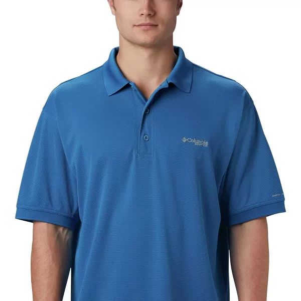 imageColumbia Mens Perfect Cast Polo ShirtAthletic Fit Dark Pool