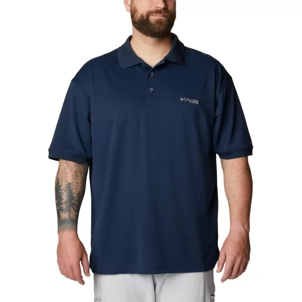 imageColumbia Mens Perfect Cast Polo ShirtBig Collegiate Navy