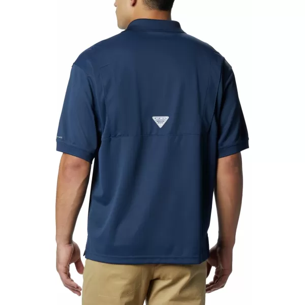 imageColumbia Mens Perfect Cast Polo ShirtBig Collegiate Navy
