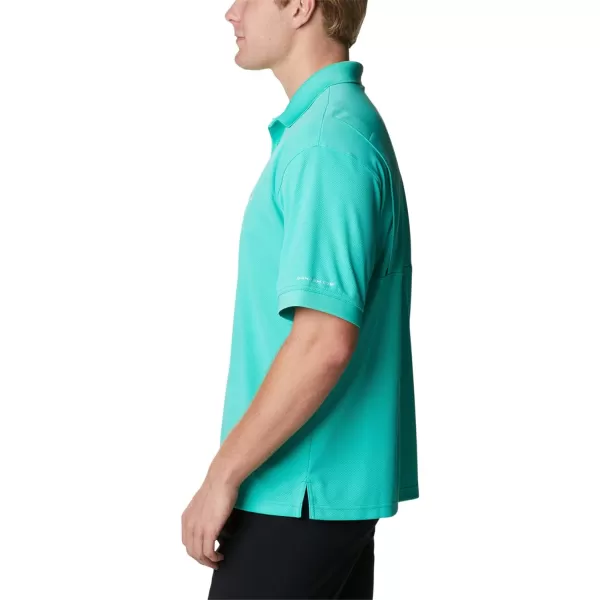 imageColumbia Mens Perfect Cast Polo ShirtBig Electric Turquoise