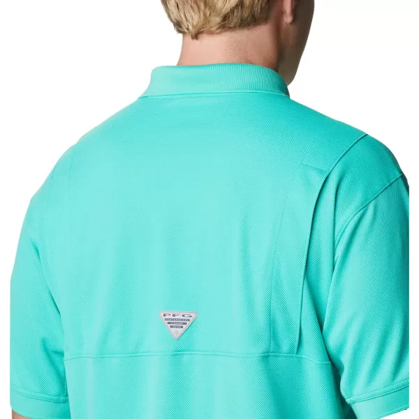 imageColumbia Mens Perfect Cast Polo ShirtBig Electric Turquoise
