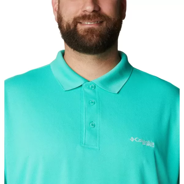 imageColumbia Mens Perfect Cast Polo ShirtBig Electric Turquoise