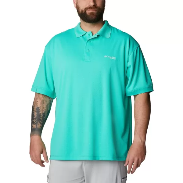imageColumbia Mens Perfect Cast Polo ShirtBig Electric Turquoise