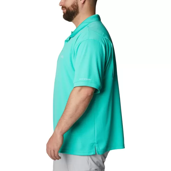 imageColumbia Mens Perfect Cast Polo ShirtBig Electric Turquoise