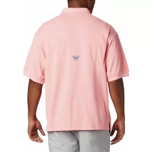imageColumbia Mens Perfect Cast Polo ShirtBig Sorbet