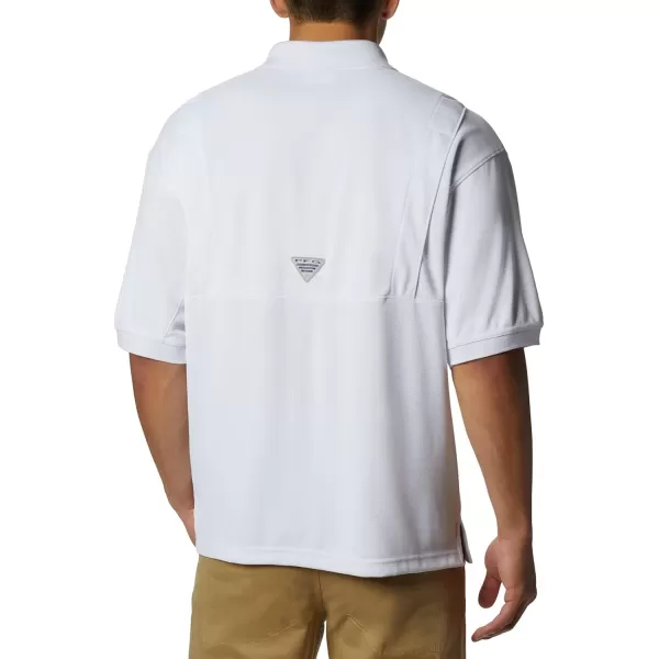 imageColumbia Mens Perfect Cast Polo ShirtBig White