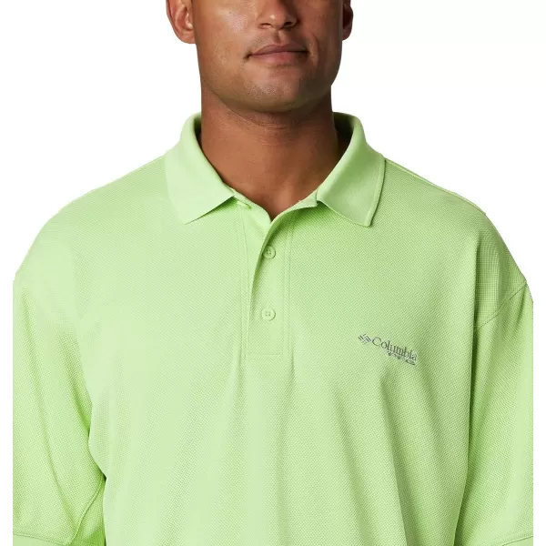 imageColumbia Mens Perfect Cast Polo ShirtClassic Fit Jade Lime
