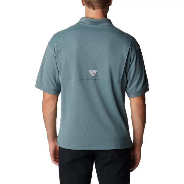 imageColumbia Mens Perfect Cast Polo ShirtClassic Fit Metal