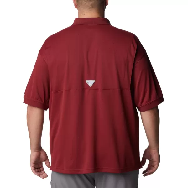 imageColumbia Mens Perfect Cast Polo ShirtClassic Fit Red Jasper