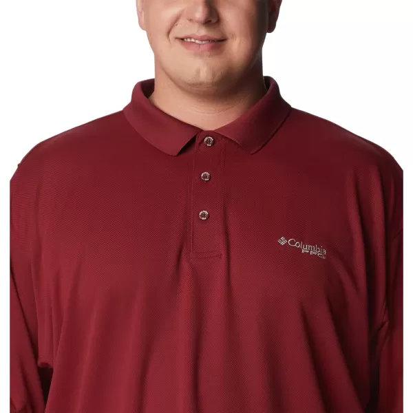 imageColumbia Mens Perfect Cast Polo ShirtClassic Fit Red Jasper