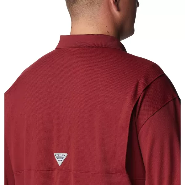 imageColumbia Mens Perfect Cast Polo ShirtClassic Fit Red Jasper