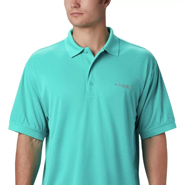 imageColumbia Mens Perfect Cast Polo ShirtRegular Fit Bright Aqua