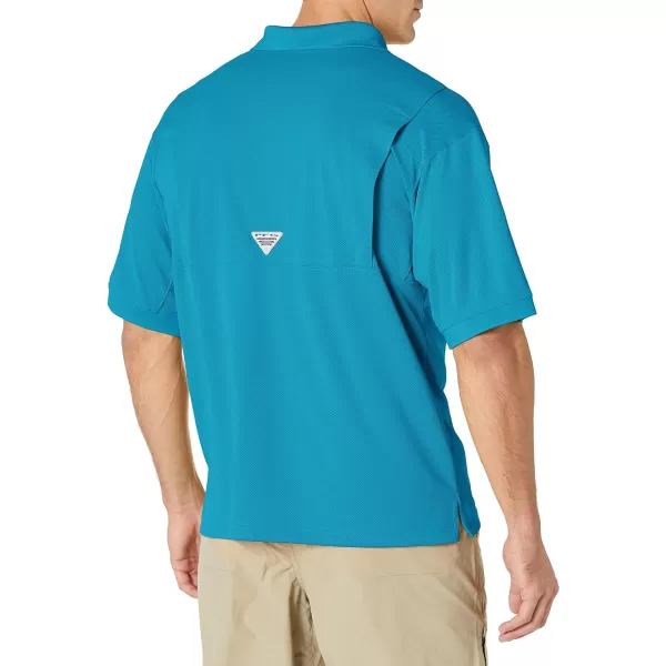 imageColumbia Mens Perfect Cast Polo ShirtRegular Fit Deep Marine
