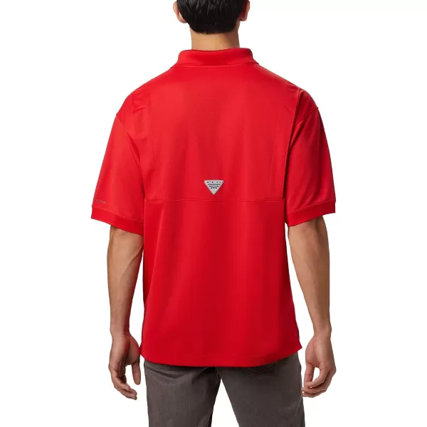 imageColumbia Mens Perfect Cast Polo ShirtRegular Fit Red Spark
