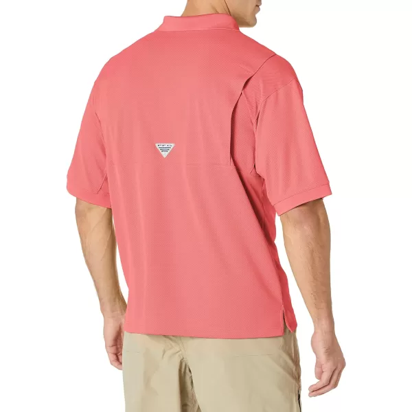 imageColumbia Mens Perfect Cast Polo ShirtRegular Salmon