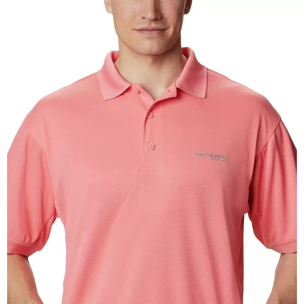 imageColumbia Mens Perfect Cast Polo ShirtRegular Salmon