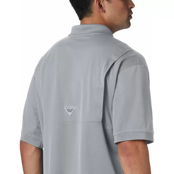 imageColumbia Mens Perfect Cast Polo ShirtRelaxed Fit Cool Grey