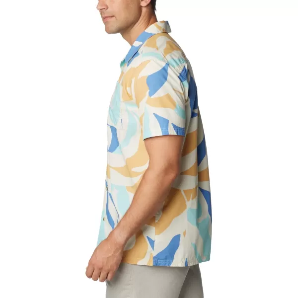 imageColumbia Mens Pine Canyon Short SleeveChalk Floristic