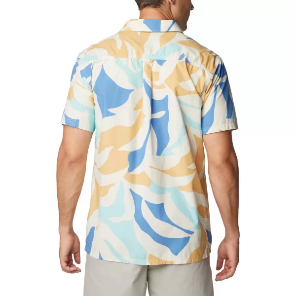 imageColumbia Mens Pine Canyon Short SleeveChalk Floristic