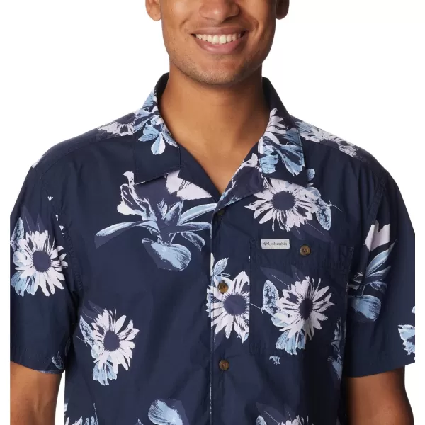 imageColumbia Mens Pine Canyon Short SleeveCollegiate Navy Staycation