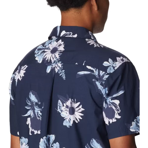 imageColumbia Mens Pine Canyon Short SleeveCollegiate Navy Staycation