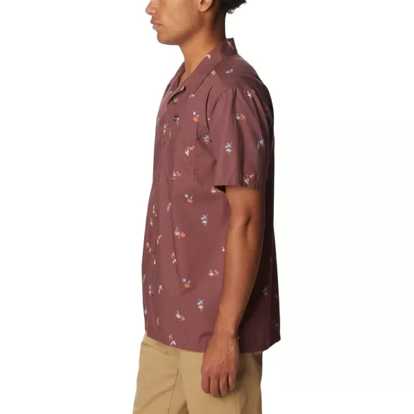 imageColumbia Mens Pine Canyon Short SleeveLight Raisin Baja Bonanza
