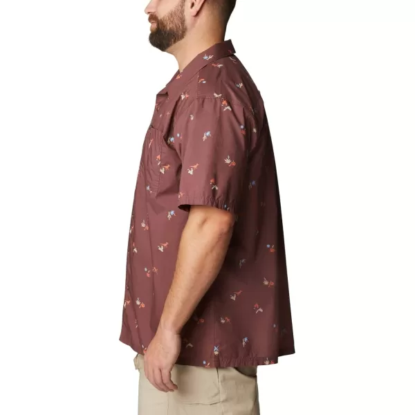 imageColumbia Mens Pine Canyon Short SleeveLight Raisin Baja Bonanza