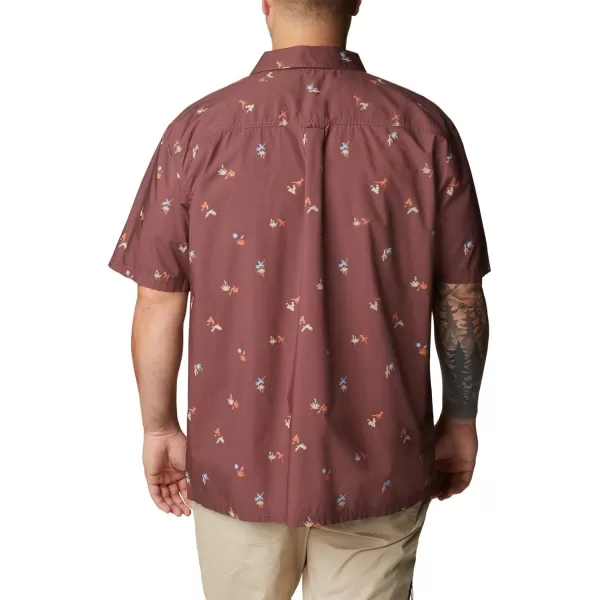 imageColumbia Mens Pine Canyon Short SleeveLight Raisin Baja Bonanza