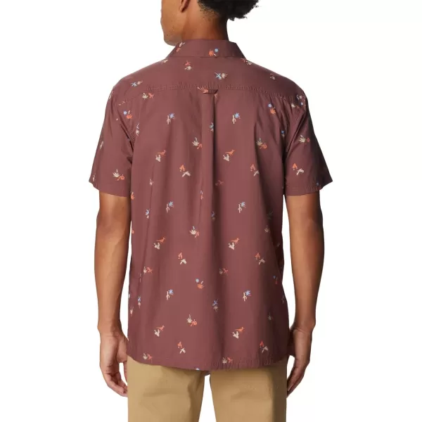 imageColumbia Mens Pine Canyon Short SleeveLight Raisin Baja Bonanza