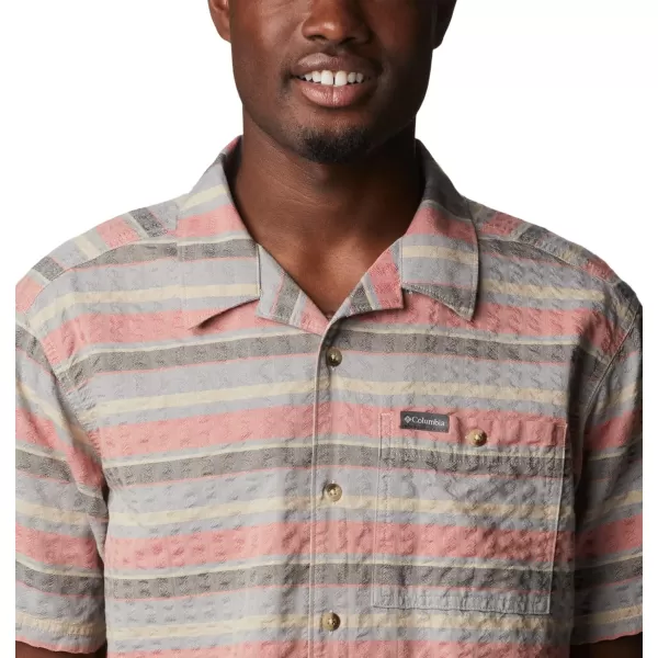 imageColumbia Mens Pine Canyon Short SleeveSpicy Stripe