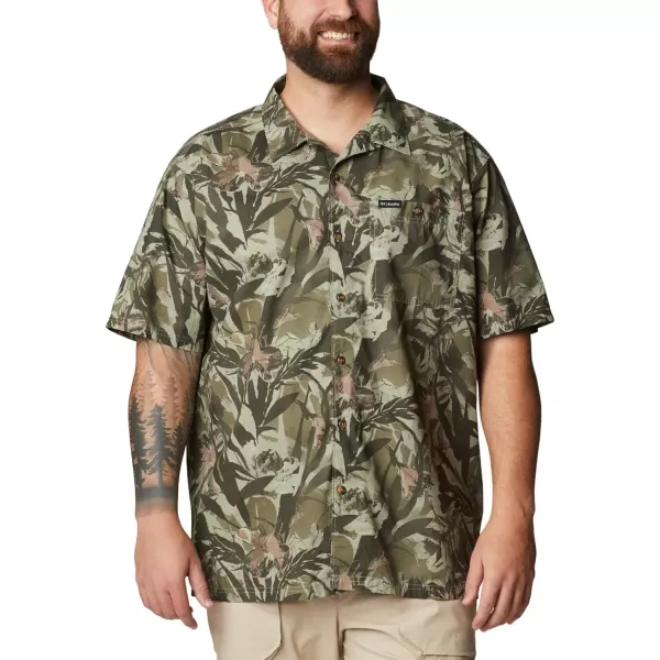 imageColumbia Mens Pine Canyon Short SleeveStone Green Floriculture