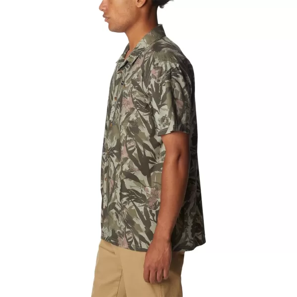 imageColumbia Mens Pine Canyon Short SleeveStone Green Floriculture