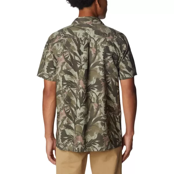 imageColumbia Mens Pine Canyon Short SleeveStone Green Floriculture