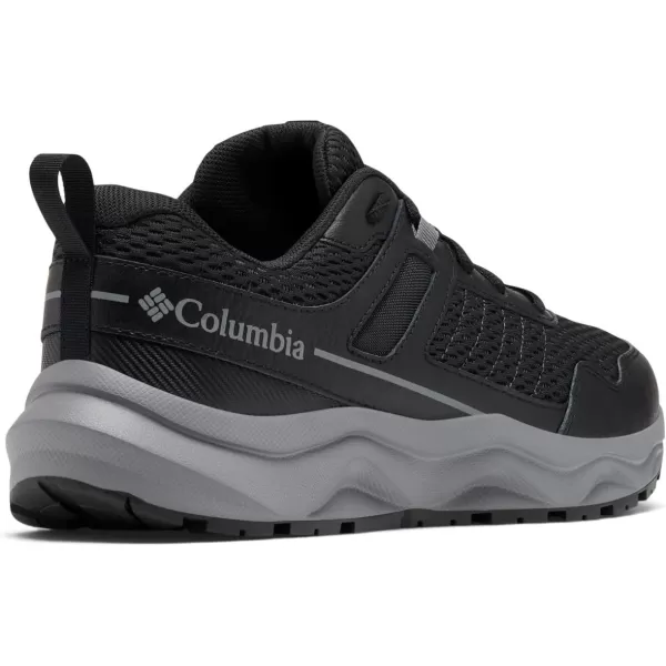 imageColumbia Mens Plateau Hiking ShoeBlackTitanium Grey Steel