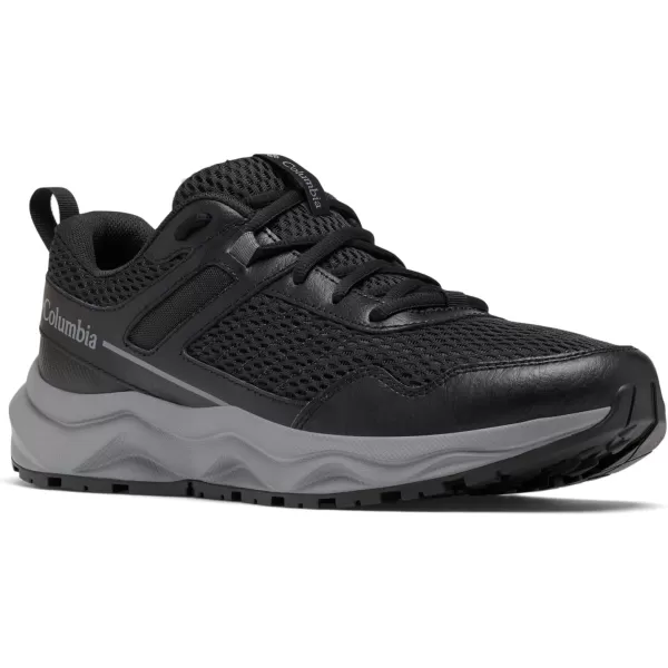 imageColumbia Mens Plateau Hiking ShoeBlackTitanium Grey Steel
