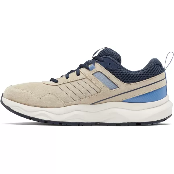 imageColumbia Mens Plateau Venture Hiking ShoeCanvas TanBlue Dusk