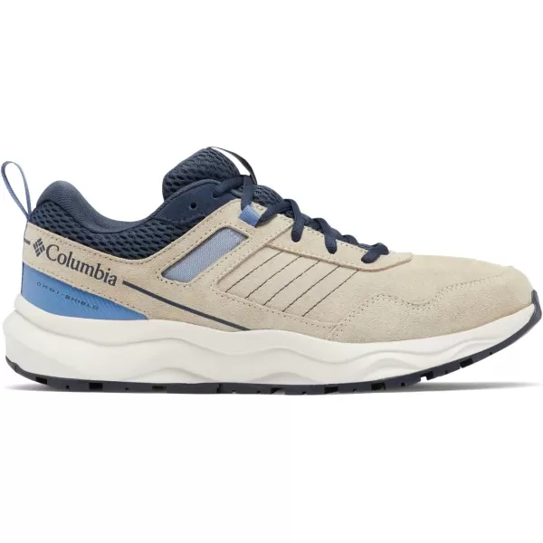 imageColumbia Mens Plateau Venture Hiking ShoeCanvas TanBlue Dusk
