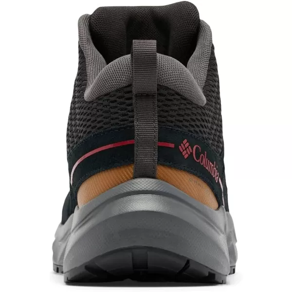 imageColumbia Mens Plateau Venture Mid Hiking ShoeBlackRed Element