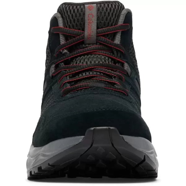 imageColumbia Mens Plateau Venture Mid Hiking ShoeBlackRed Element