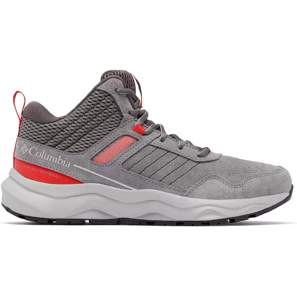 imageColumbia Mens Plateau Venture Mid Hiking ShoeTitainium Grey SteelFiery Red