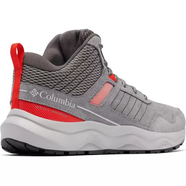 imageColumbia Mens Plateau Venture Mid Hiking ShoeTitainium Grey SteelFiery Red