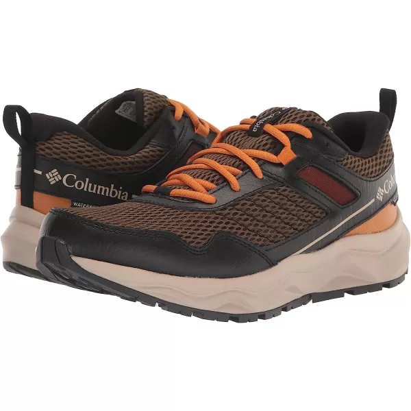 imageColumbia Mens Plateau Waterproof Hiking ShoeOlive GreenAncient Fossil