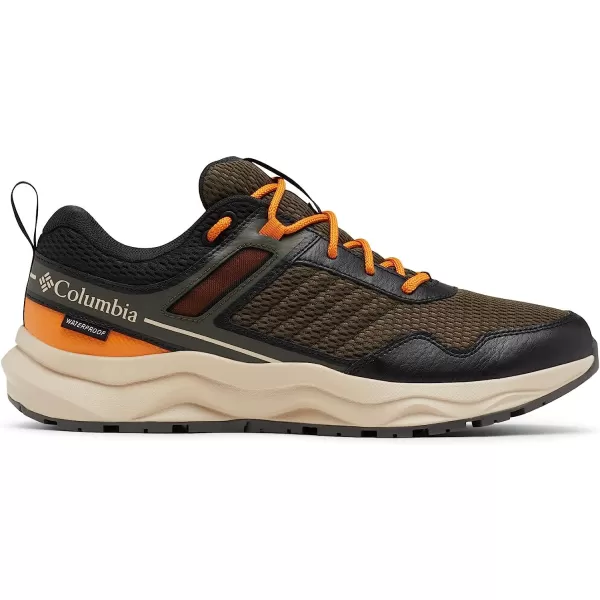 imageColumbia Mens Plateau Waterproof Hiking ShoeOlive GreenAncient Fossil