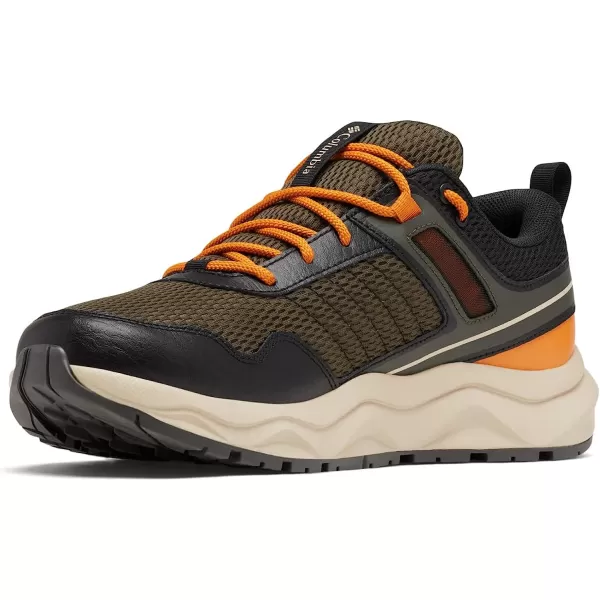 imageColumbia Mens Plateau Waterproof Hiking ShoeOlive GreenAncient Fossil