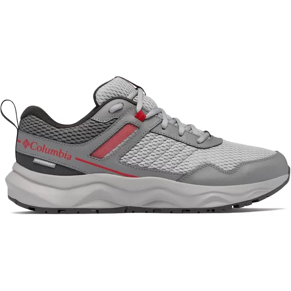 imageColumbia Mens Plateau Waterproof Hiking ShoeSteamMountain Red
