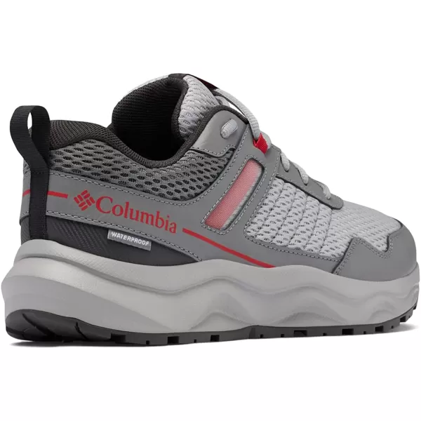 imageColumbia Mens Plateau Waterproof Hiking ShoeSteamMountain Red