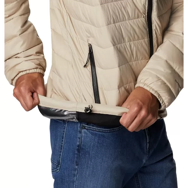 imageColumbia Mens Powder Lite JacketAncient FossilBlack